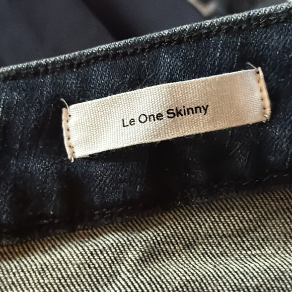 NWT FRAME Le One Mid-rise Skinny Jeans Dual Colors Blue Black - Picture 9 of 15